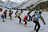 D�part course de ski de fond