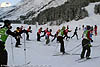 D�part course de ski de fond